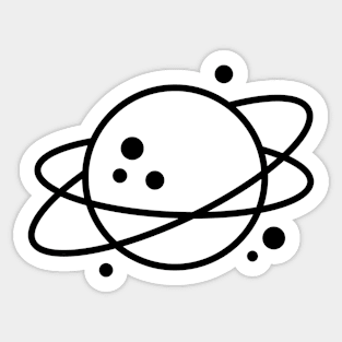 trippy planet Sticker